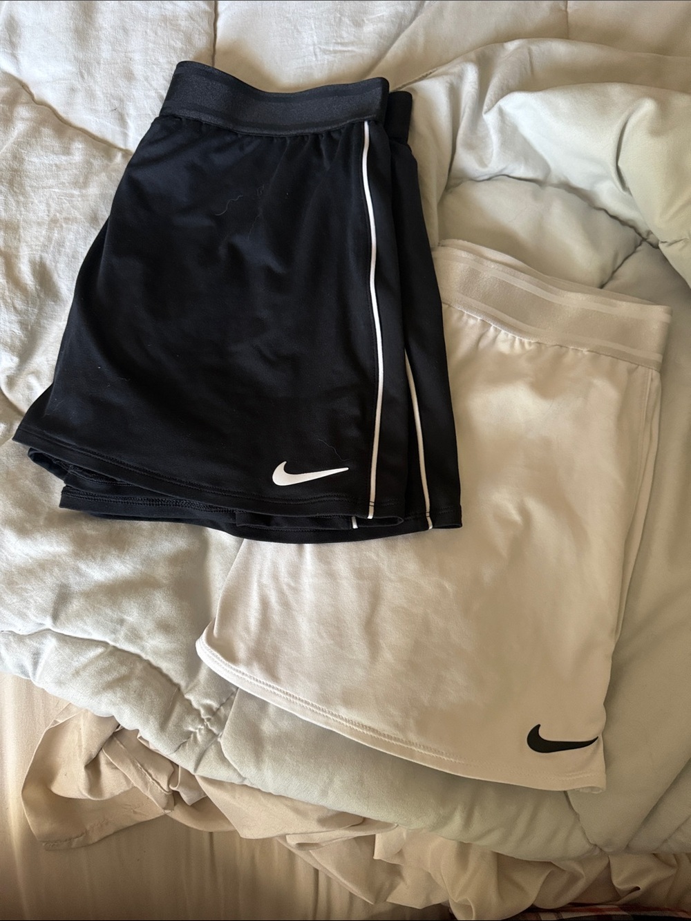 Nike Athletic Skirts in Black & White